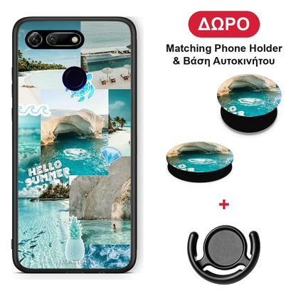 Aesthetic Summer - Honor View 20 θήκη + Δώρο Phone Holder & Βάση Αυτοκινήτου