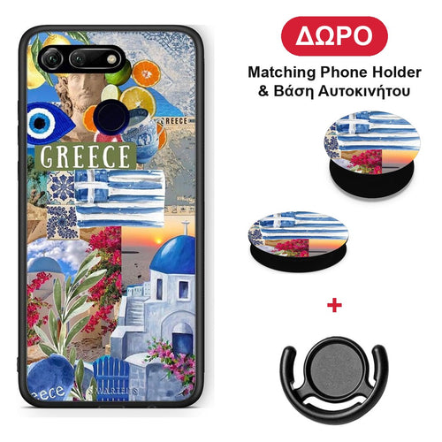 All Greek - Honor View 20 θήκη + Δώρο Phone Holder & Βάση Αυτοκινήτου