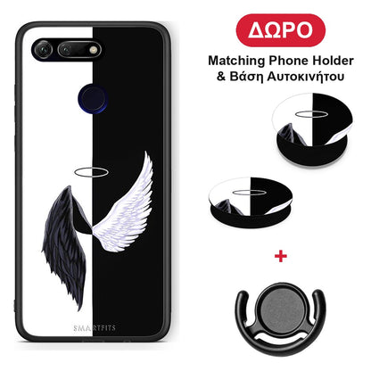 Angels Demons - Honor View 20 θήκη + Δώρο Phone Holder & Βάση Αυτοκινήτου