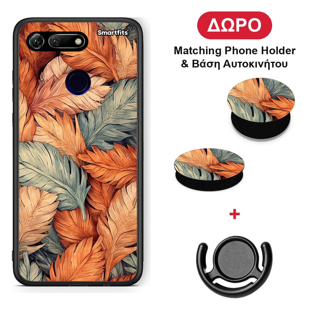 Autumn Leaves - Honor View 20 θήκη + Δώρο Phone Holder & Βάση Αυτοκινήτου