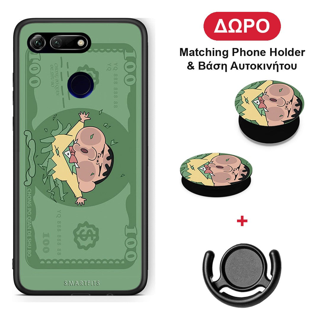 Big Money - Honor View 20 θήκη + Δώρο Phone Holder & Βάση Αυτοκινήτου