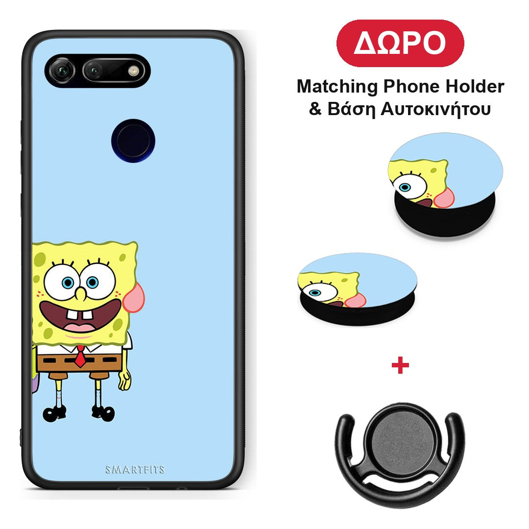 Friends Bob - Honor View 20 θήκη + Δώρο Phone Holder & Βάση Αυτοκινήτου