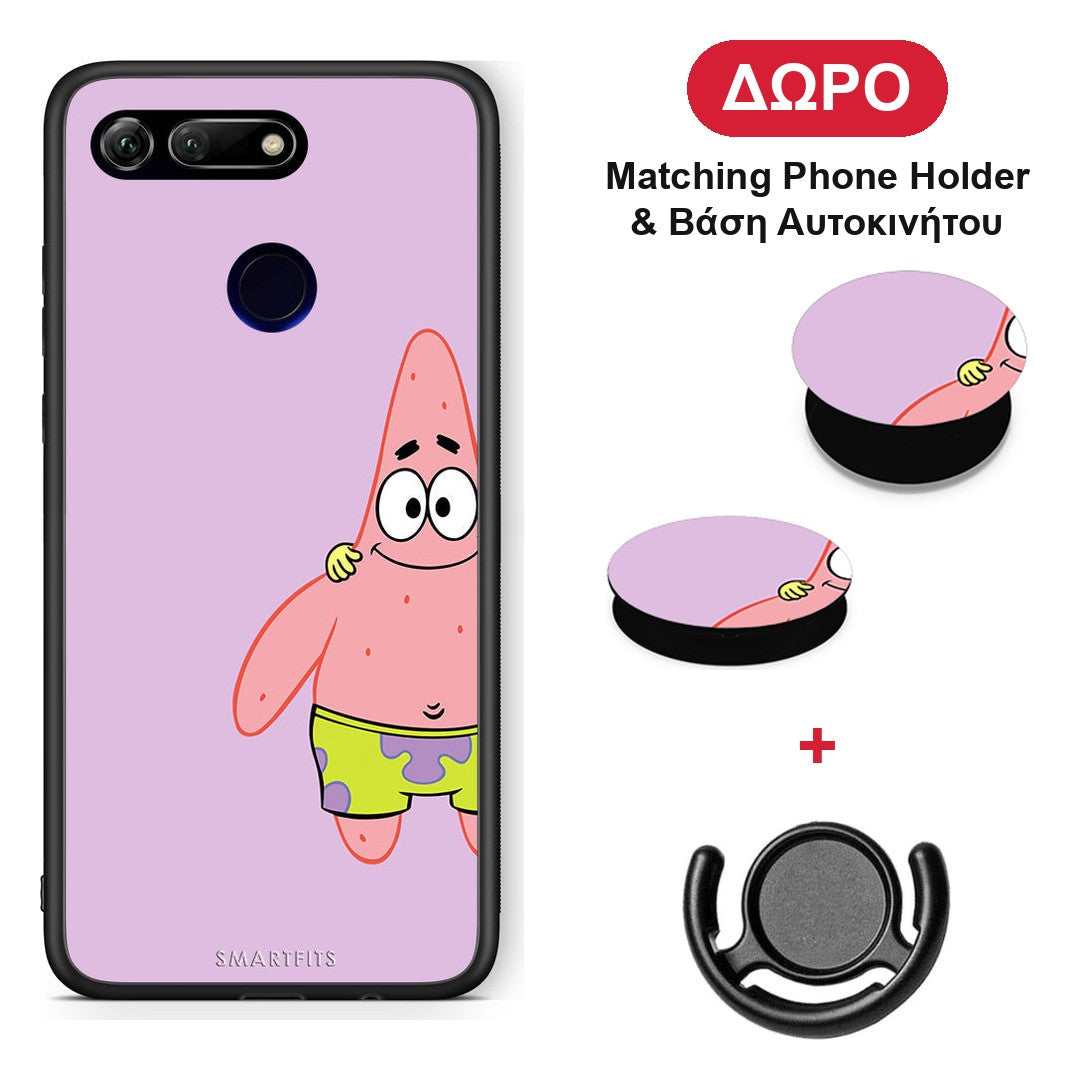 Friends Patrick - Honor View 20 θήκη + Δώρο Phone Holder & Βάση Αυτοκινήτου