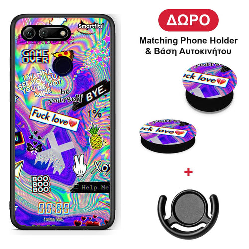 Game Over - Honor View 20 θήκη + Δώρο Phone Holder & Βάση Αυτοκινήτου