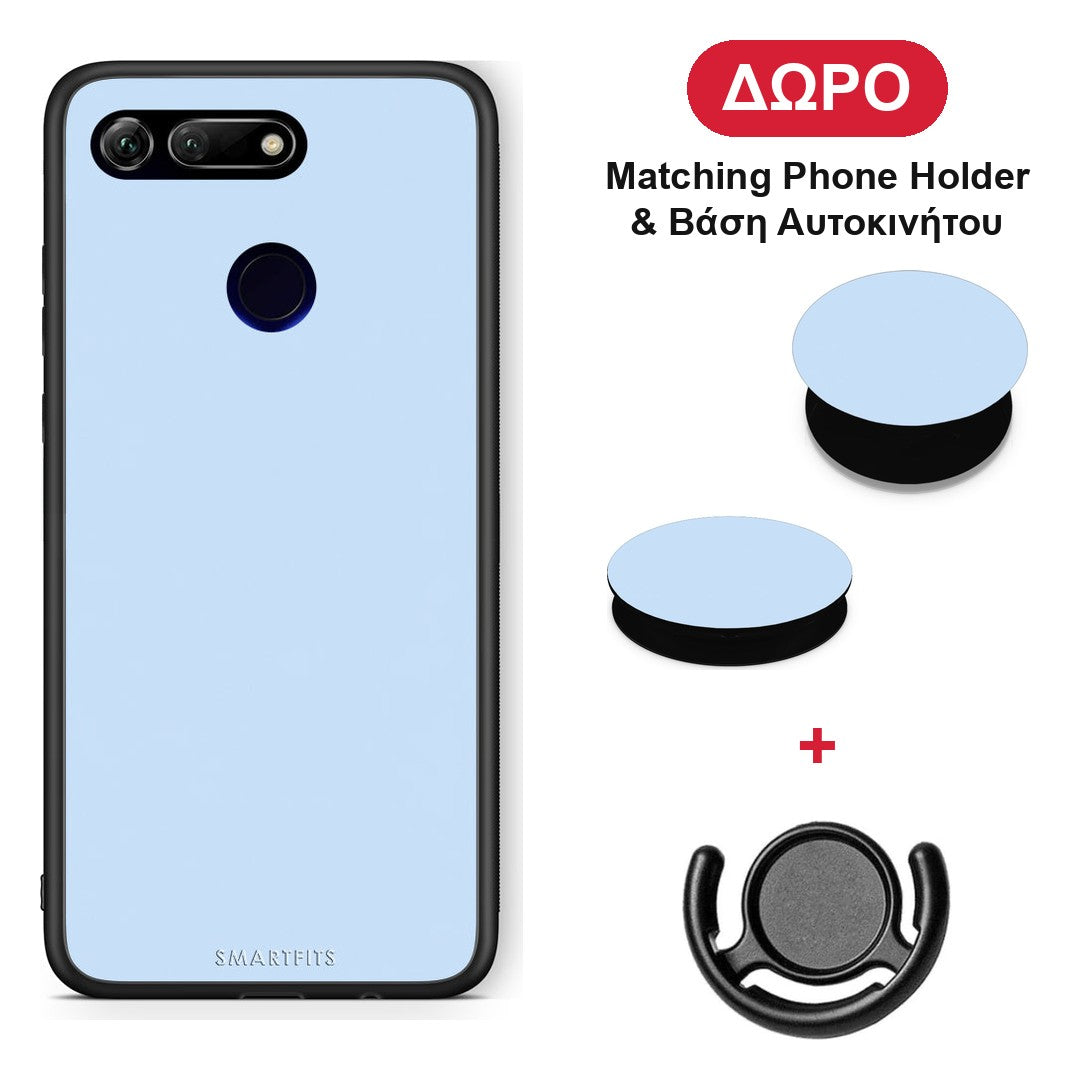 Powder Blue - Honor View 20 θήκη + Δώρο Phone Holder & Βάση Αυτοκινήτου