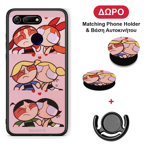 Puff Love - Honor View 20 θήκη + Δώρο Phone Holder & Βάση Αυτοκινήτου