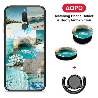 Aesthetic Summer - Huawei Mate 10 Lite θήκη + Δώρο Phone Holder & Βάση Αυτοκινήτου