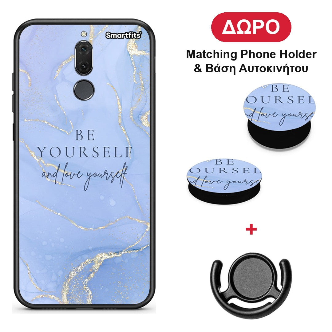 Be Yourself - Huawei Mate 10 Lite θήκη + Δώρο Phone Holder & Βάση Αυτοκινήτου