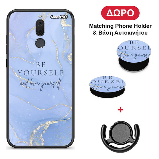 Be Yourself - Huawei Mate 10 Lite θήκη + Δώρο Phone Holder & Βάση Αυτοκινήτου