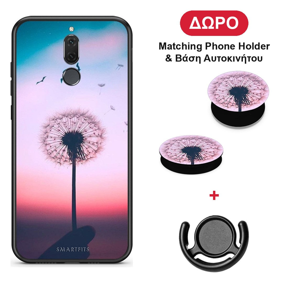 Boho Wish - Huawei Mate 10 Lite θήκη + Δώρο Phone Holder & Βάση Αυτοκινήτου