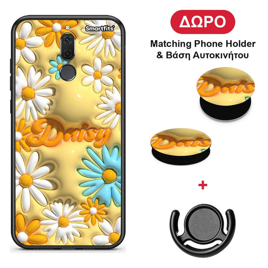 Bubble Daisies - Huawei Mate 10 Lite θήκη + Δώρο Phone Holder & Βάση Αυτοκινήτου