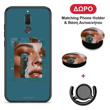 Cry An Ocean - Huawei Mate 10 Lite θήκη + Δώρο Phone Holder & Βάση Αυτοκινήτου