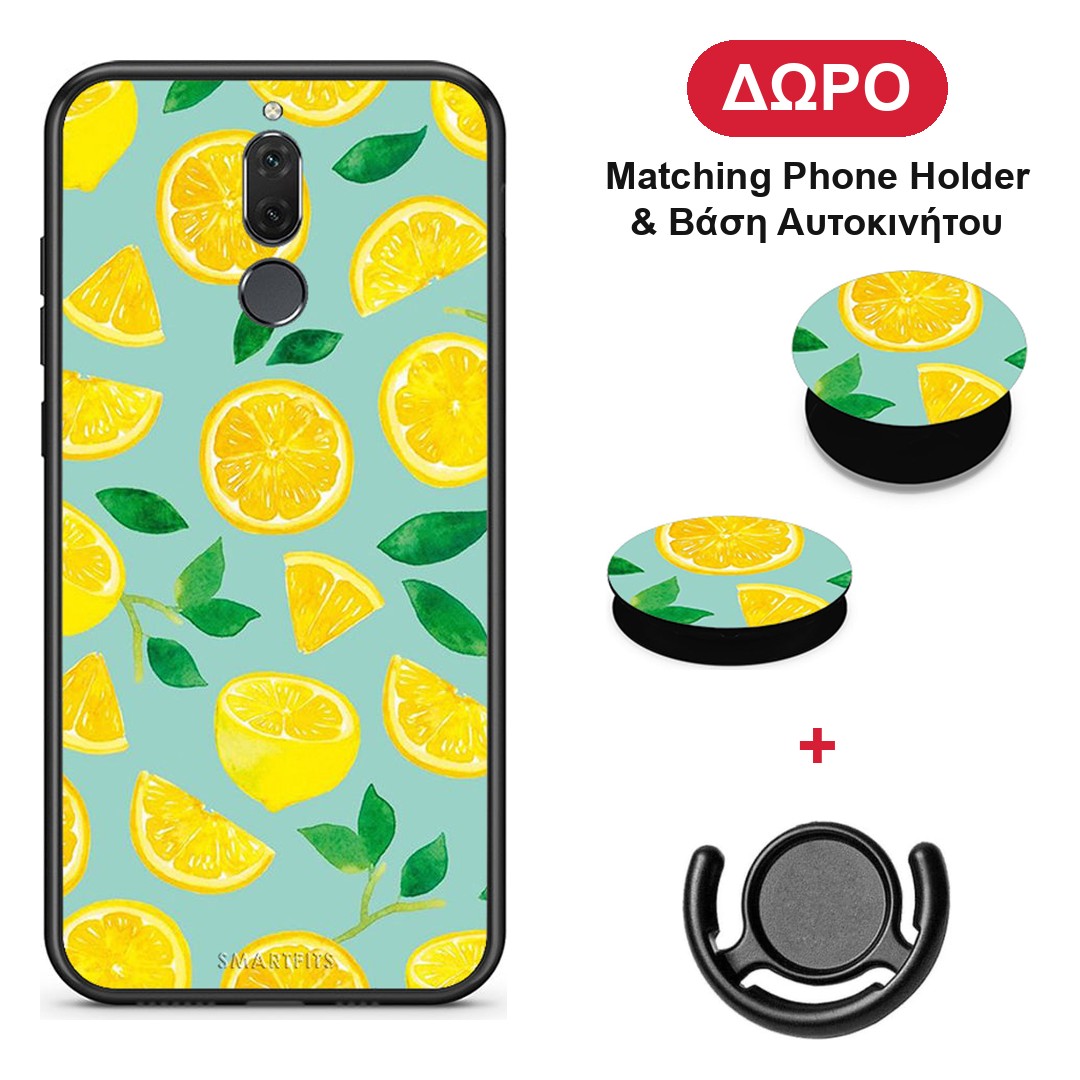 Lemons - Huawei Mate 10 Lite θήκη + Δώρο Phone Holder & Βάση Αυτοκινήτου