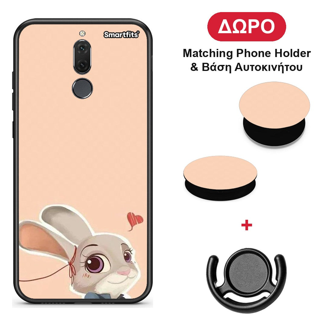 Nick Wilde And Judy Hopps Love 2 - Huawei Mate 10 Lite θήκη + Δώρο Phone Holder & Βάση Αυτοκινήτου