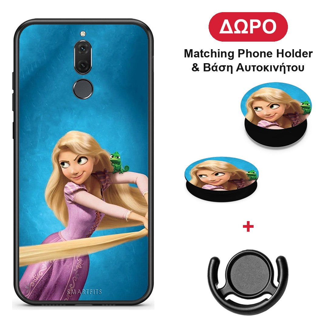 Tangled 2 - Huawei Mate 10 Lite θήκη + Δώρο Phone Holder & Βάση Αυτοκινήτου