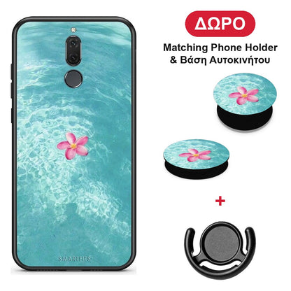 Water Flower - Huawei Mate 10 Lite θήκη + Δώρο Phone Holder & Βάση Αυτοκινήτου