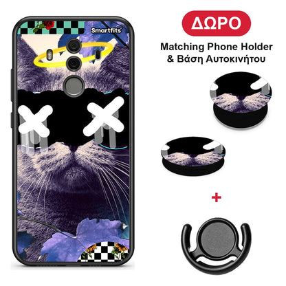Cat Collage - Huawei Mate 10 Pro θήκη + Δώρο Phone Holder & Βάση Αυτοκινήτου