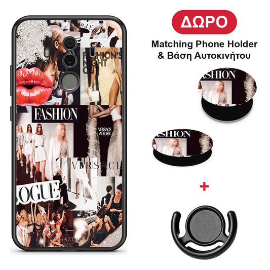 Collage Fashion - Huawei Mate 10 Pro θήκη + Δώρο Phone Holder & Βάση Αυτοκινήτου