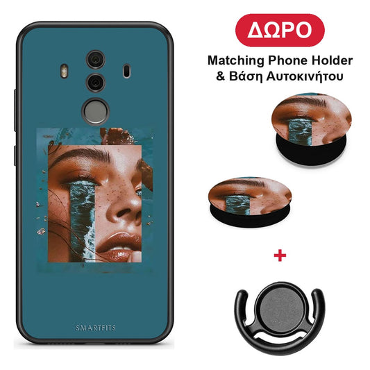 Cry An Ocean - Huawei Mate 10 Pro θήκη + Δώρο Phone Holder & Βάση Αυτοκινήτου