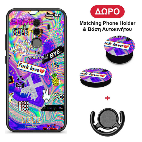 Game Over - Huawei Mate 10 Pro θήκη + Δώρο Phone Holder & Βάση Αυτοκινήτου