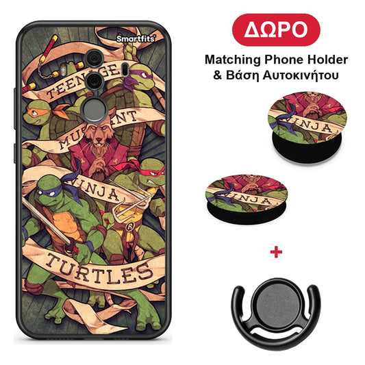 Ninja Turtles - Huawei Mate 10 Pro θήκη + Δώρο Phone Holder & Βάση Αυτοκινήτου