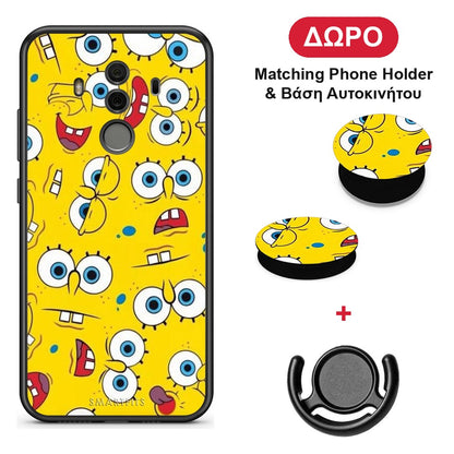 PopArt Sponge - Huawei Mate 10 Pro θήκη + Δώρο Phone Holder & Βάση Αυτοκινήτου