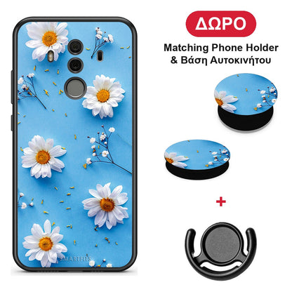 Real Daisies - Huawei Mate 10 Pro θήκη + Δώρο Phone Holder & Βάση Αυτοκινήτου