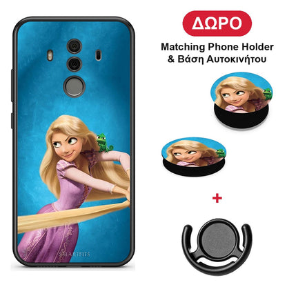 Tangled 2 - Huawei Mate 10 Pro θήκη + Δώρο Phone Holder & Βάση Αυτοκινήτου