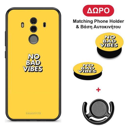 Text Vibes - Huawei Mate 10 Pro θήκη + Δώρο Phone Holder & Βάση Αυτοκινήτου