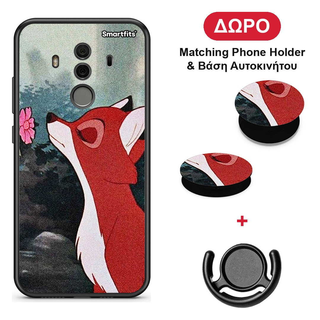 Tod And Vixey Love 2 - Huawei Mate 10 Pro θήκη + Δώρο Phone Holder & Βάση Αυτοκινήτου