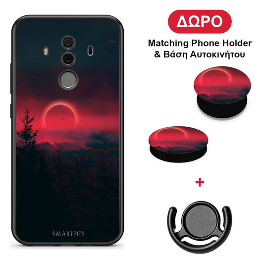 Tropic Sunset - Huawei Mate 10 Pro θήκη + Δώρο Phone Holder & Βάση Αυτοκινήτου