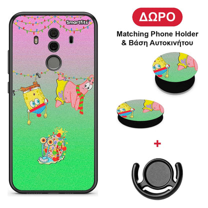 Xmas Lights - Huawei Mate 10 Pro θήκη + Δώρο Phone Holder & Βάση Αυτοκινήτου