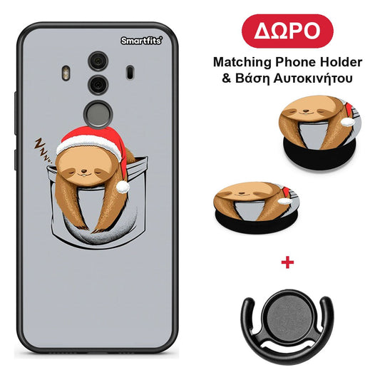 Xmas Zzzz - Huawei Mate 10 Pro θήκη + Δώρο Phone Holder & Βάση Αυτοκινήτου