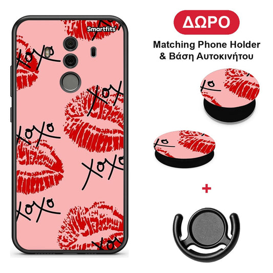 XOXO Lips - Huawei Mate 10 Pro θήκη + Δώρο Phone Holder & Βάση Αυτοκινήτου