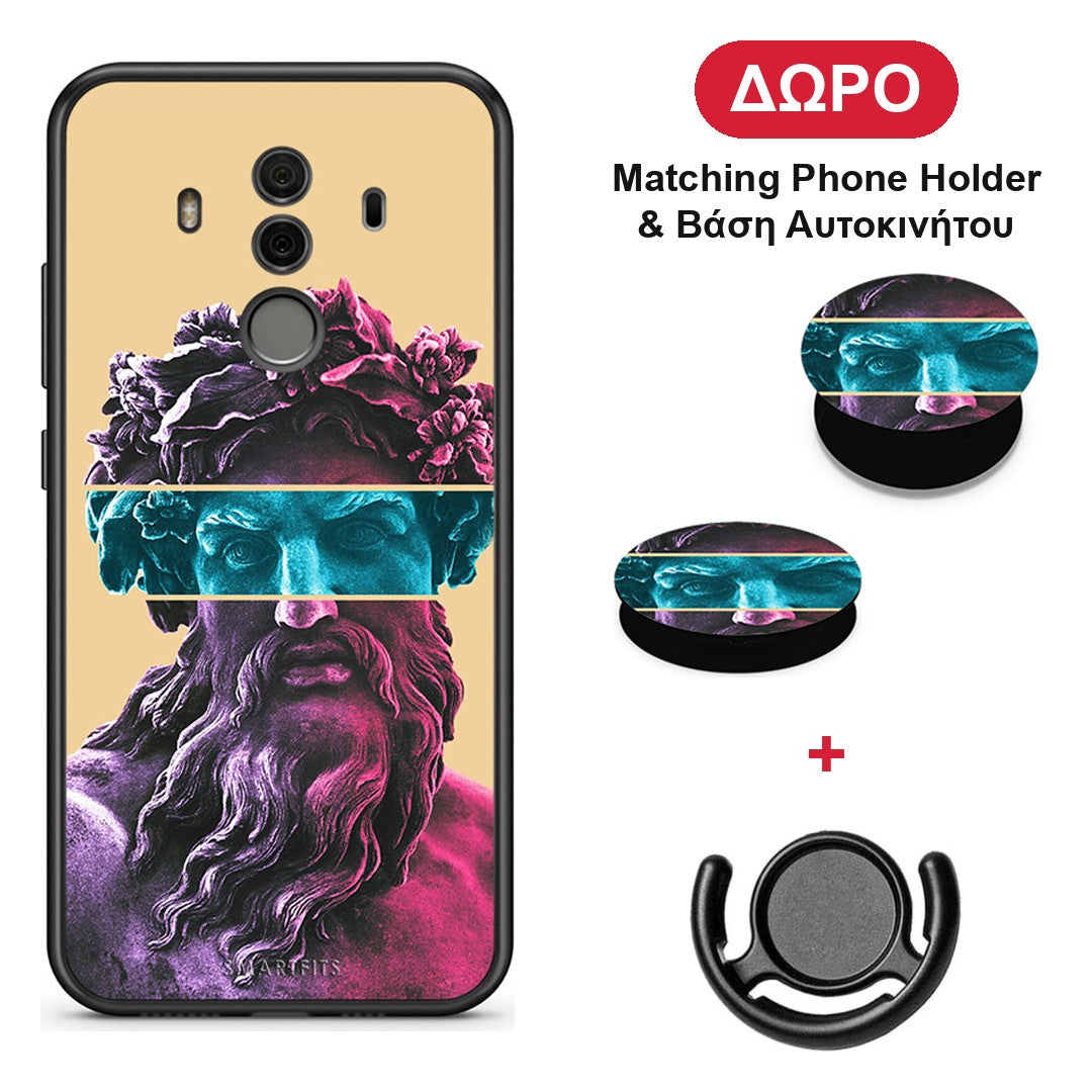 Zeus Art - Huawei Mate 10 Pro θήκη + Δώρο Phone Holder & Βάση Αυτοκινήτου