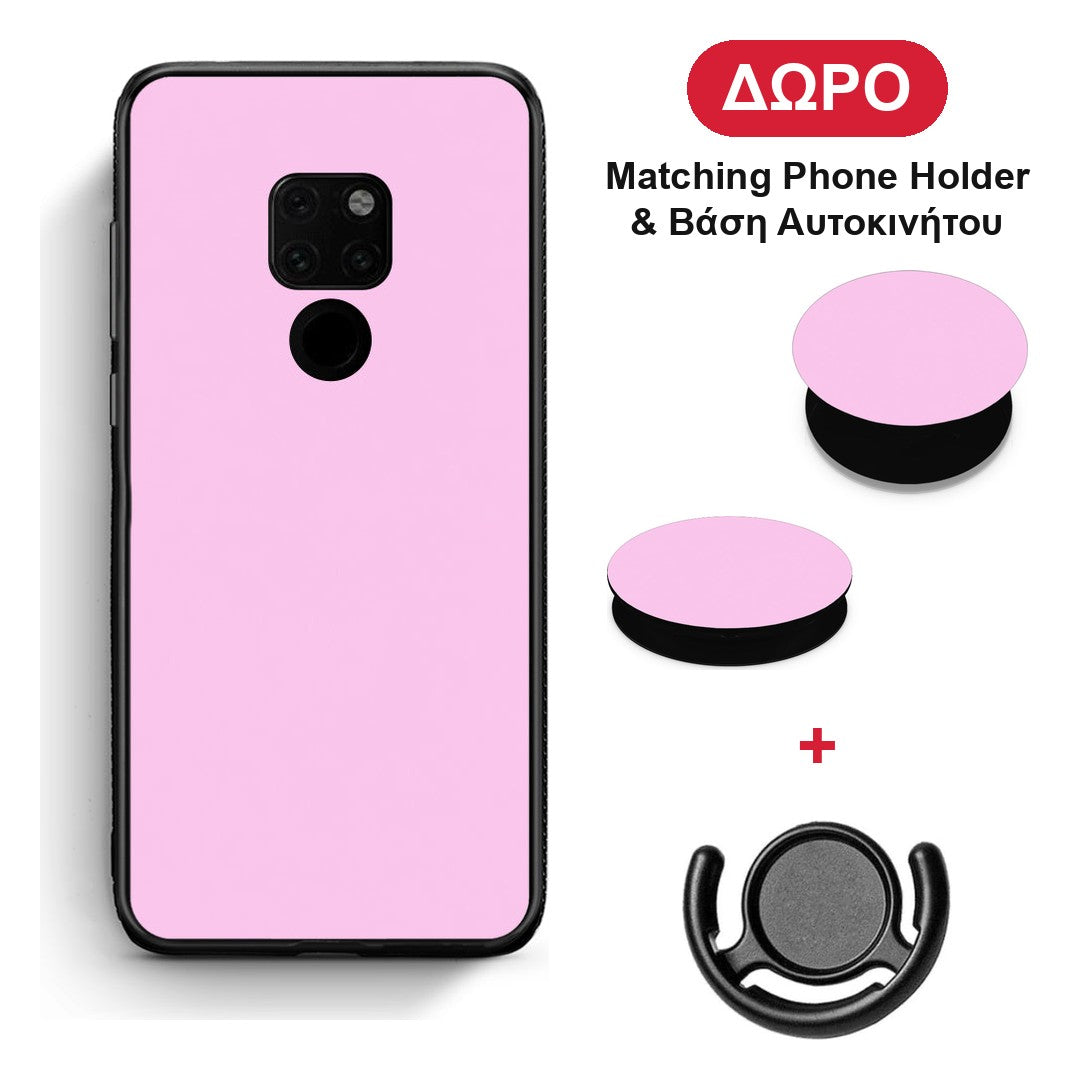 Cotton Candy Pink - Huawei Mate 20 θήκη + Δώρο Phone Holder & Βάση Αυτοκινήτου