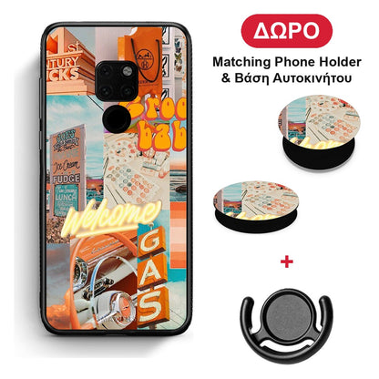 Groovy Babe - Huawei Mate 20 θήκη + Δώρο Phone Holder & Βάση Αυτοκινήτου