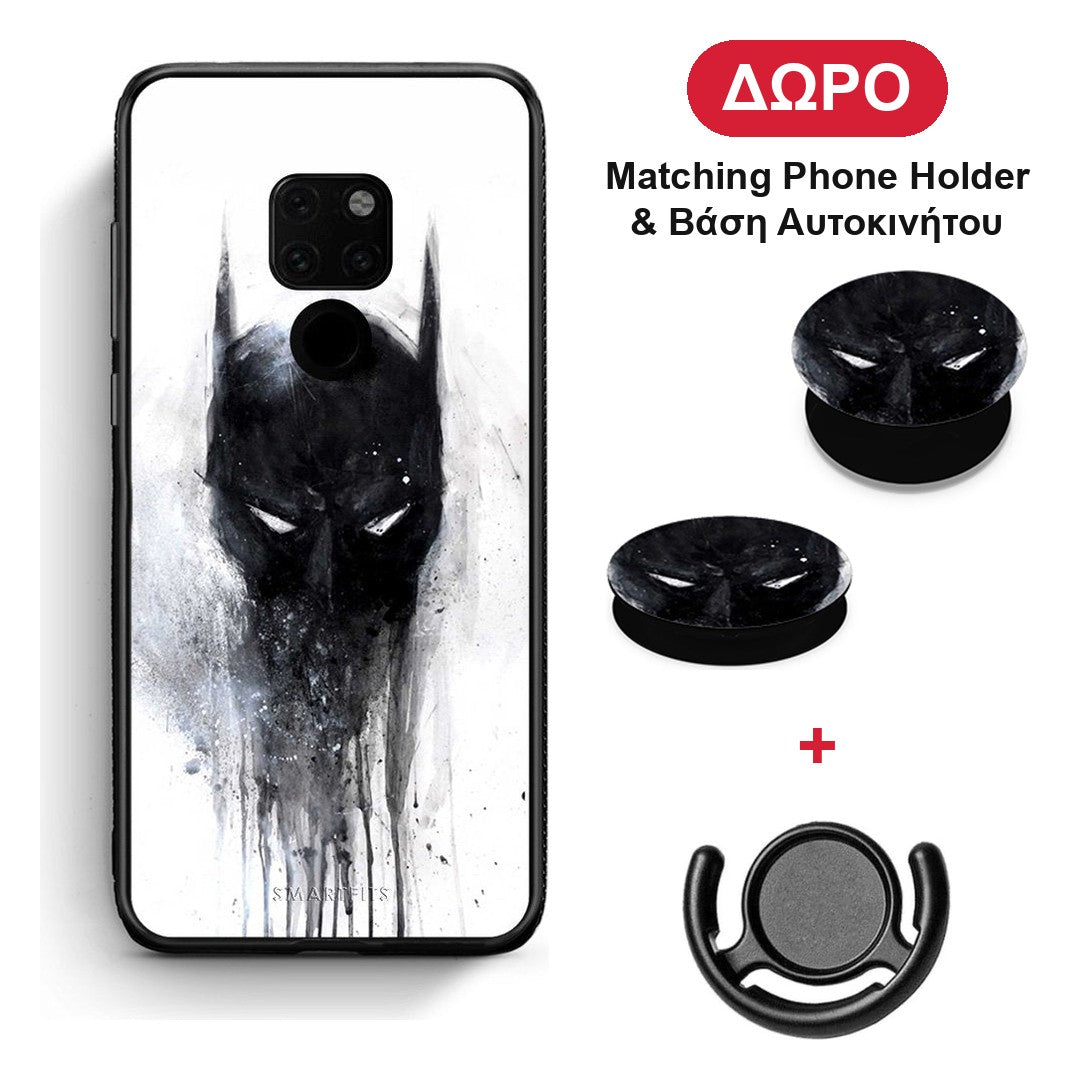 Hero Paint Bat - Huawei Mate 20 θήκη + Δώρο Phone Holder & Βάση Αυτοκινήτου