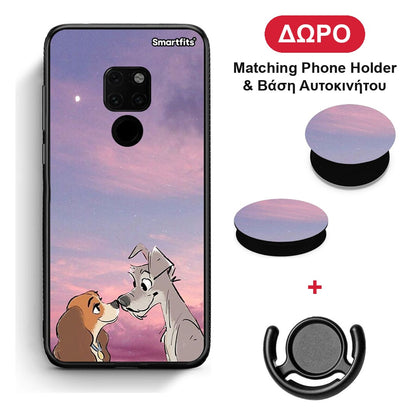 Lady And Tramp - Huawei Mate 20 θήκη + Δώρο Phone Holder & Βάση Αυτοκινήτου