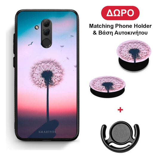 Boho Wish - Huawei Mate 20 Lite θήκη + Δώρο Phone Holder & Βάση Αυτοκινήτου
