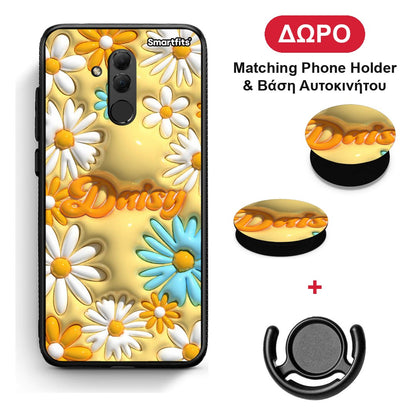 Bubble Daisies - Huawei Mate 20 Lite θήκη + Δώρο Phone Holder & Βάση Αυτοκινήτου