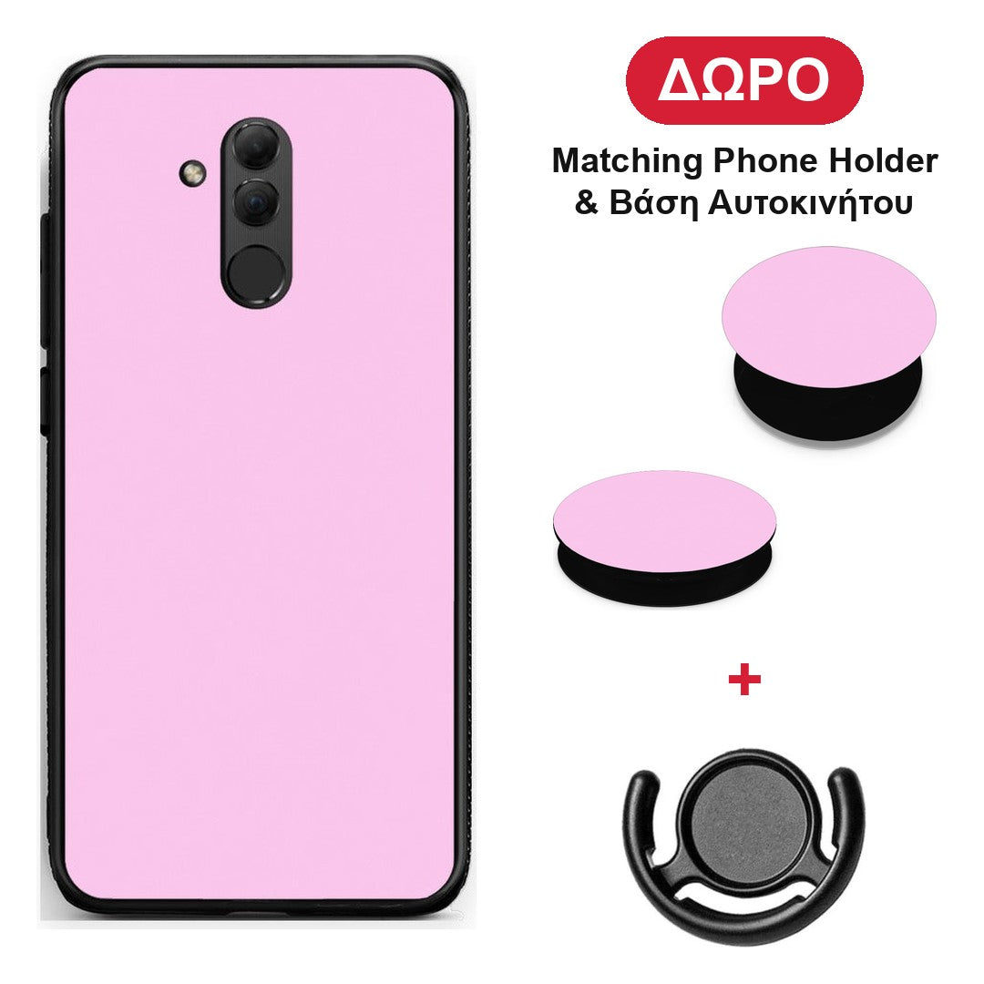 Cotton Candy Pink - Huawei Mate 20 Lite θήκη + Δώρο Phone Holder & Βάση Αυτοκινήτου