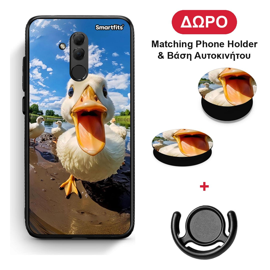 Duck Face - Huawei Mate 20 Lite θήκη + Δώρο Phone Holder & Βάση Αυτοκινήτου