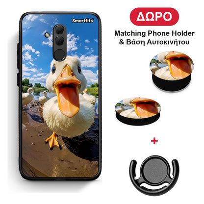 Duck Face - Huawei Mate 20 Lite θήκη + Δώρο Phone Holder & Βάση Αυτοκινήτου