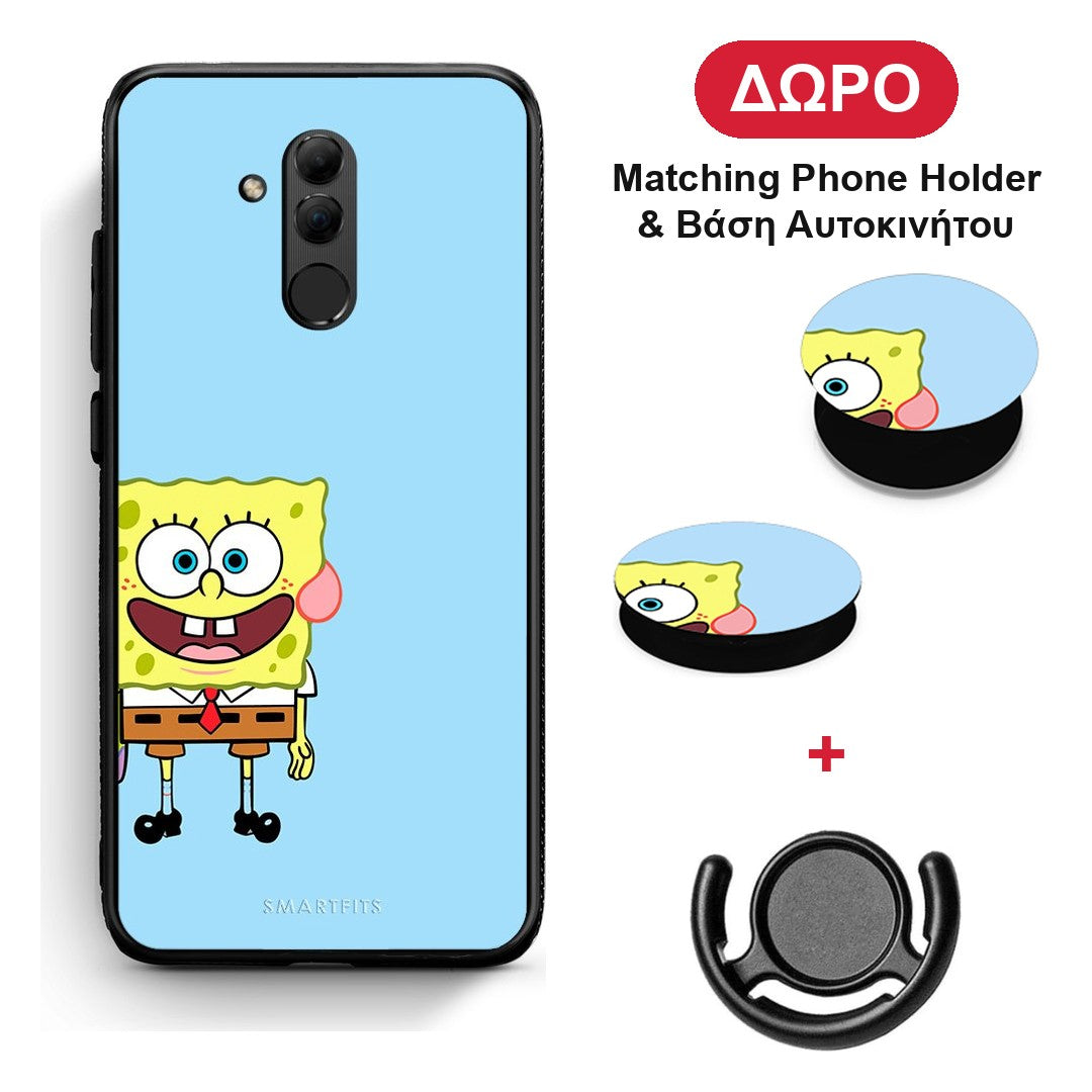 Friends Bob - Huawei Mate 20 Lite θήκη + Δώρο Phone Holder & Βάση Αυτοκινήτου
