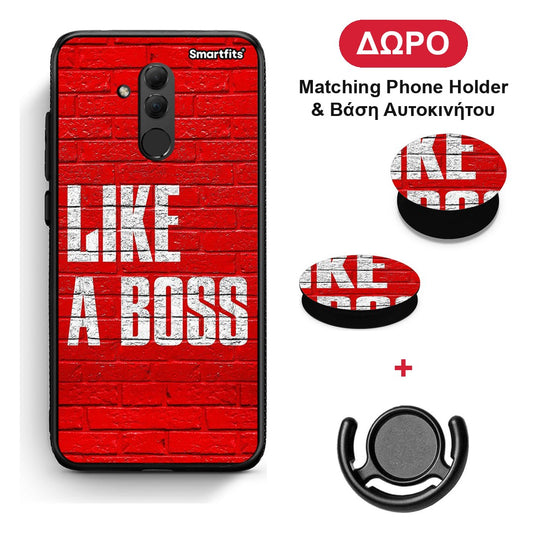 Like A Boss - Huawei Mate 20 Lite θήκη + Δώρο Phone Holder & Βάση Αυτοκινήτου