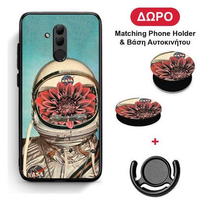 Nasa Bloom - Huawei Mate 20 Lite θήκη + Δώρο Phone Holder & Βάση Αυτοκινήτου