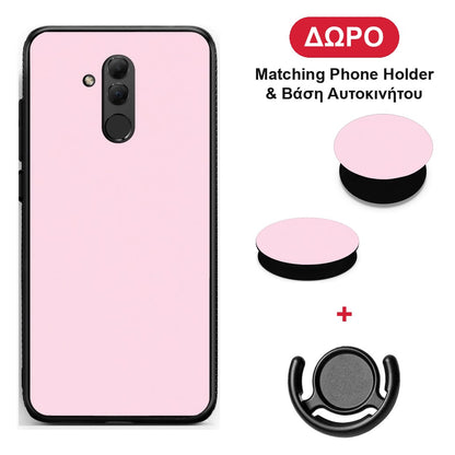 Pale Pink - Huawei Mate 20 Lite θήκη + Δώρο Phone Holder & Βάση Αυτοκινήτου
