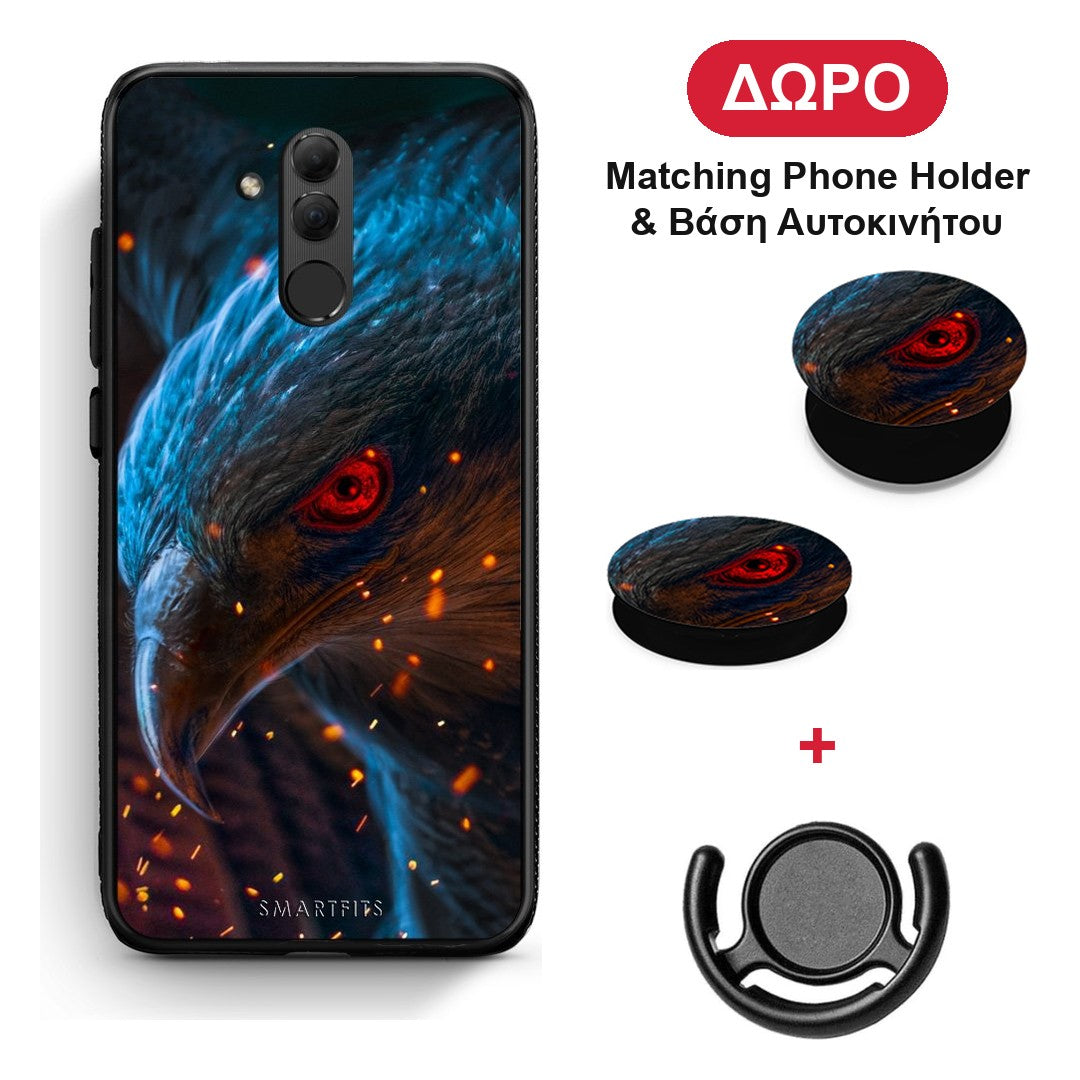 PopArt Eagle - Huawei Mate 20 Lite θήκη + Δώρο Phone Holder & Βάση Αυτοκινήτου