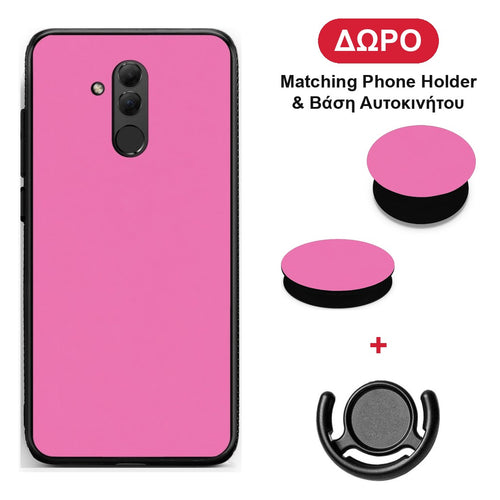 Rose Pink - Huawei Mate 20 Lite θήκη + Δώρο Phone Holder & Βάση Αυτοκινήτου